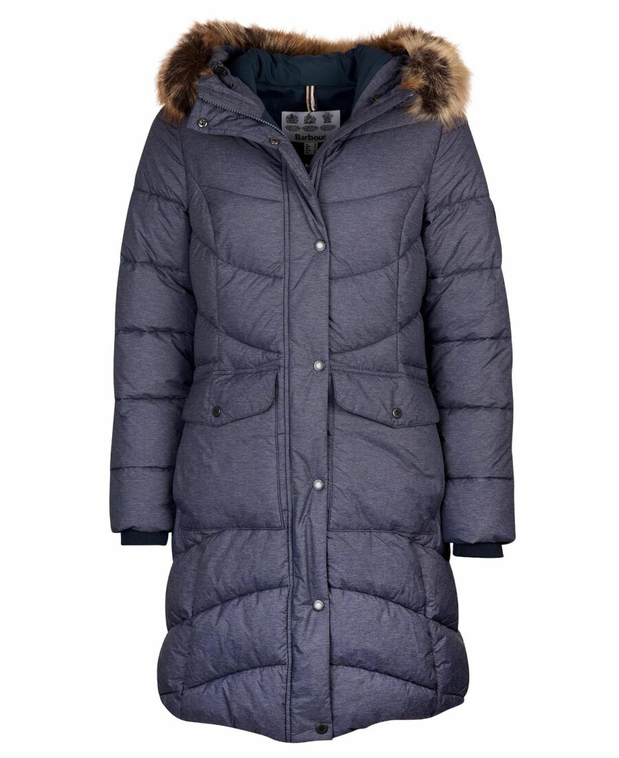BARBOUR BERESFORD QUILTED JACKET NAVY