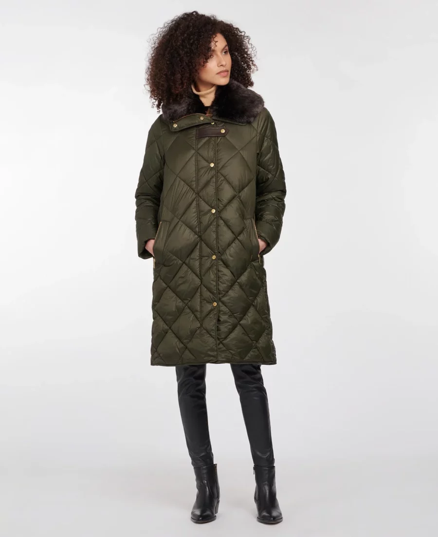 BARBOUR BALLATER QUILTED JACKET SAGE
