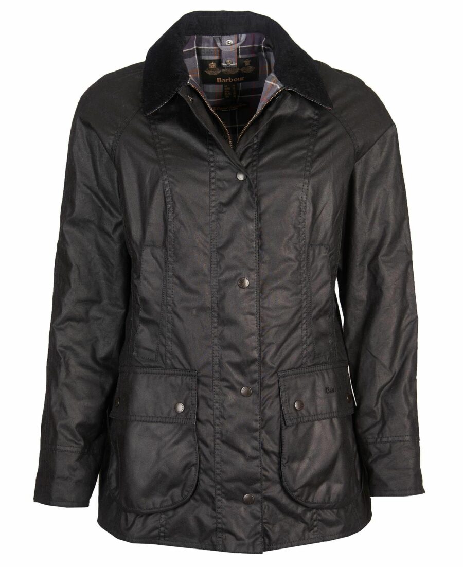 BARBOUR BEADNELL WAX JACKET BLACK