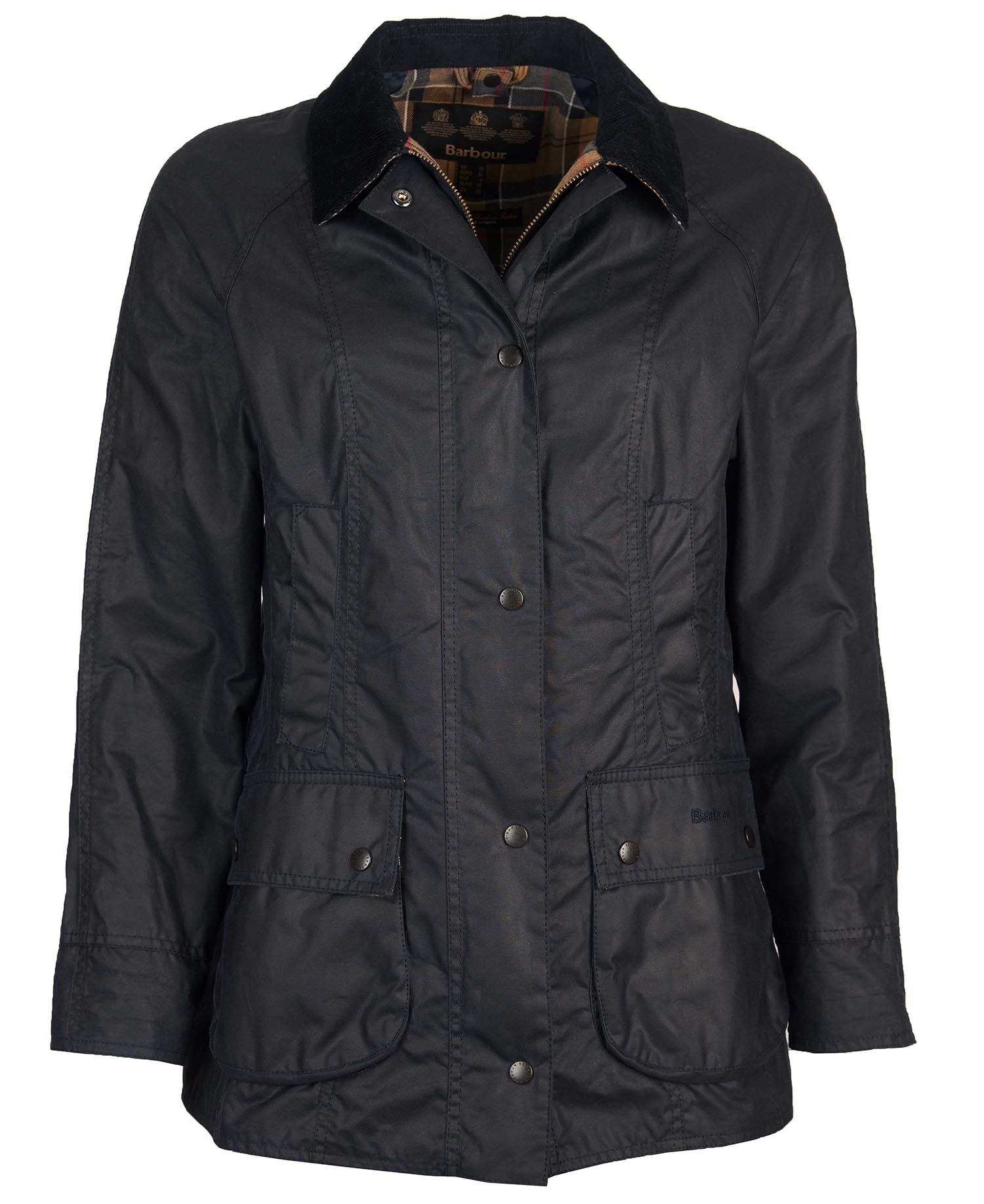 BARBOUR BEADNELL WAX JACKET NAVY - Aston Bourne