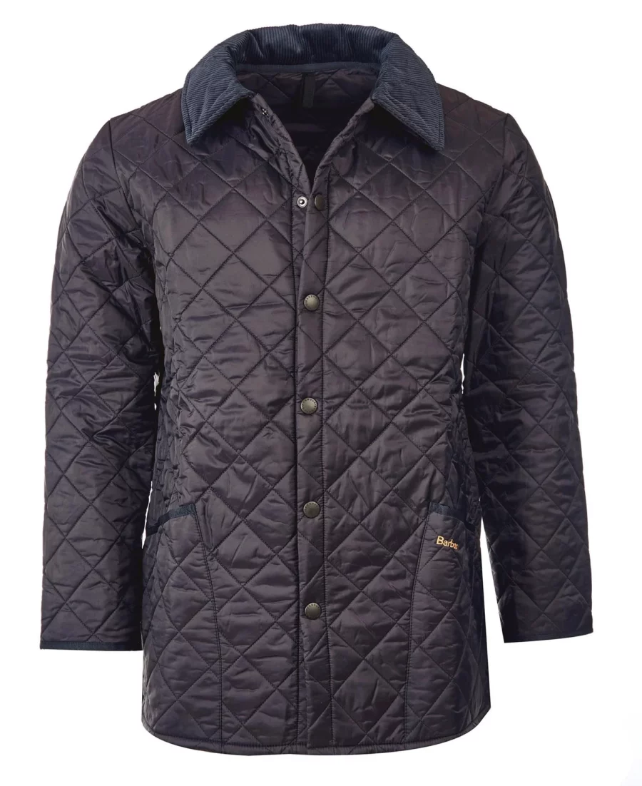 BARBOUR LIDDESDALE QUILTED JACKET NAVY