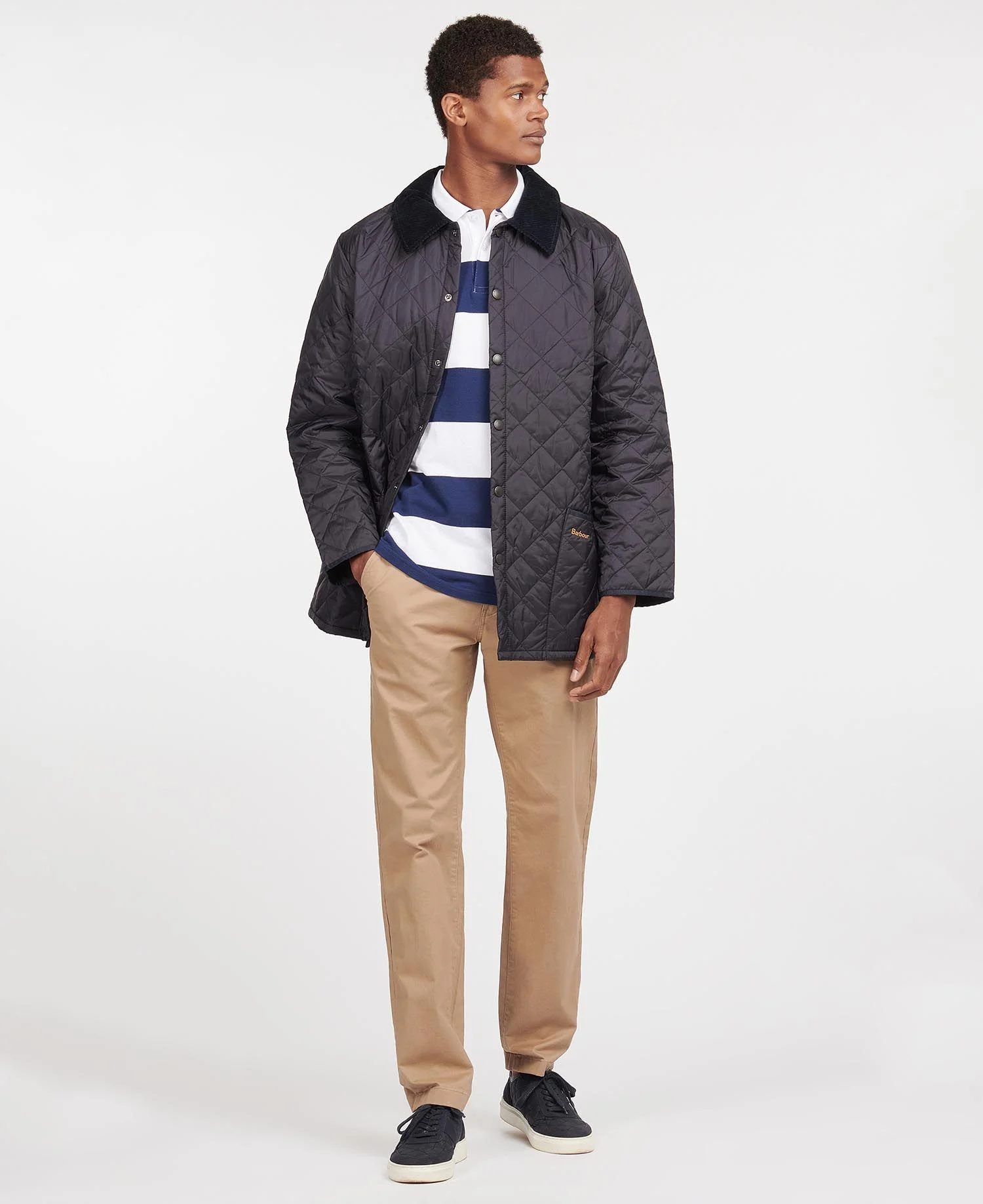 BARBOUR LIDDESDALE QUILTED JACKET NAVY - Aston Bourne
