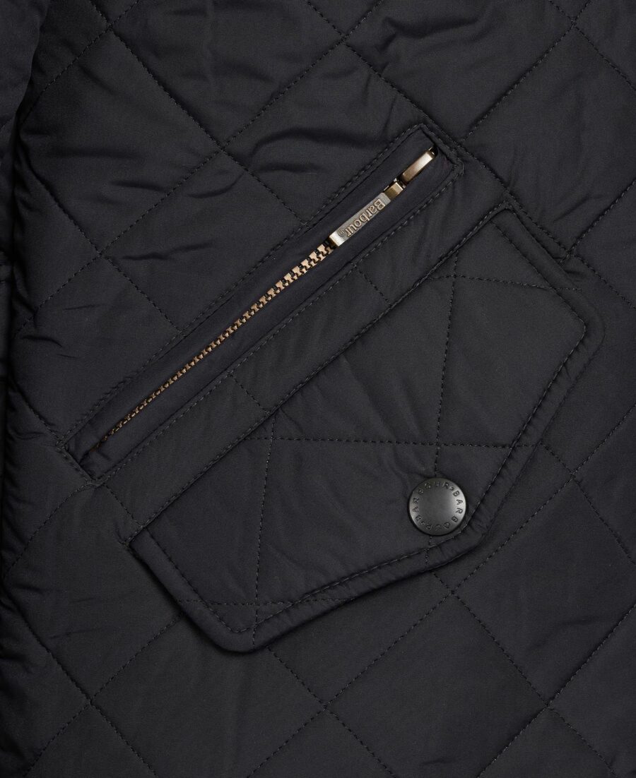 BARBOUR POWELL QUILTED JACKET NAVY