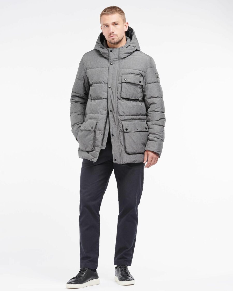 B.INTL BENNET QUILTED JACKET CHARCOAL