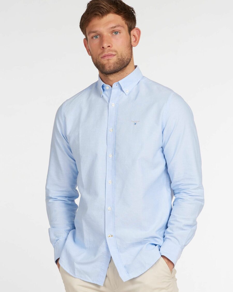 BARBOUR OXFORD 3 TAILORED SHIRT - SKY