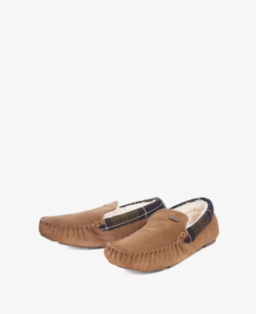 BARBOUR MONTY SLIPPERS CAMEL