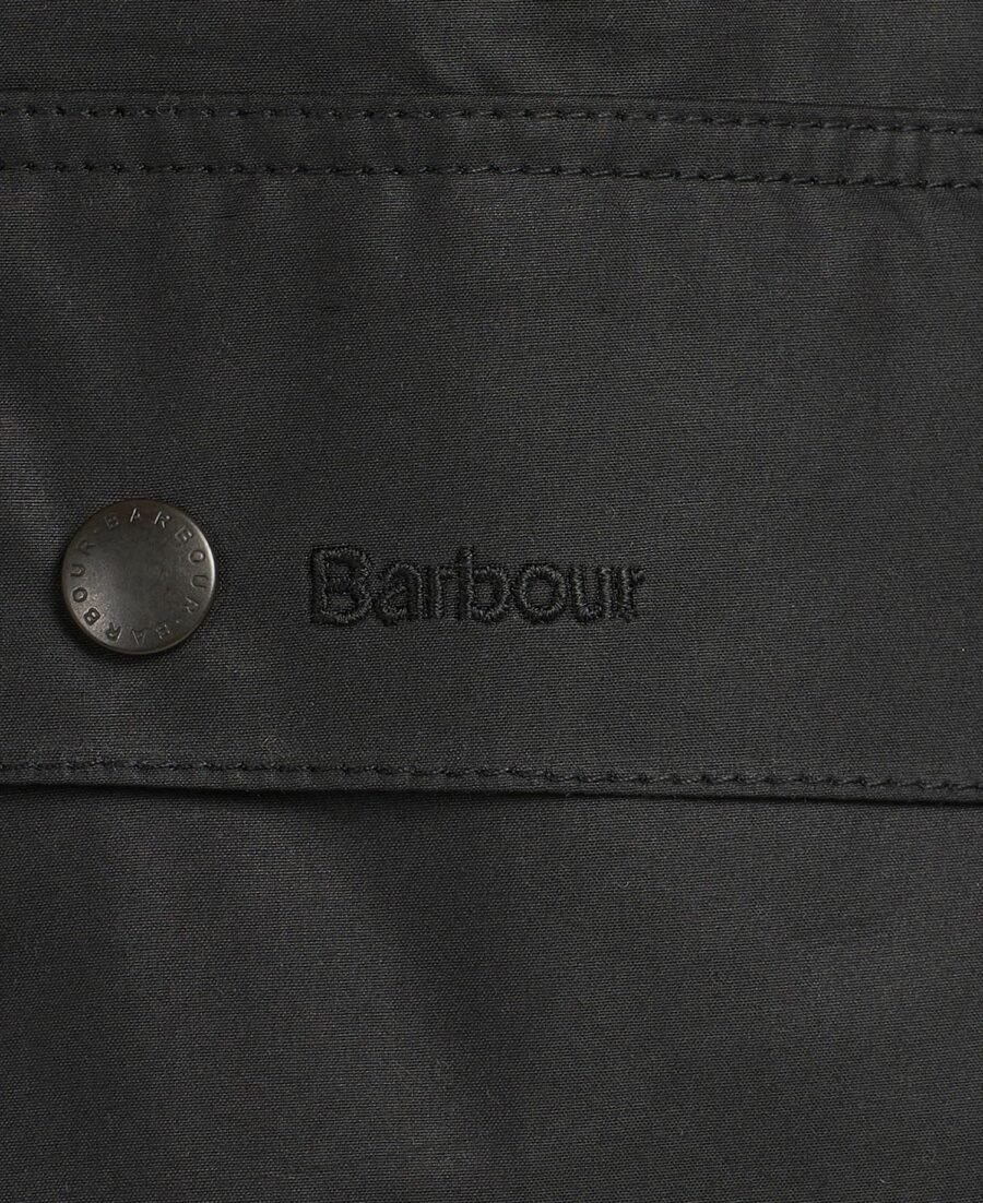 BARBOUR ASHBY WAX JACKET BLACK
