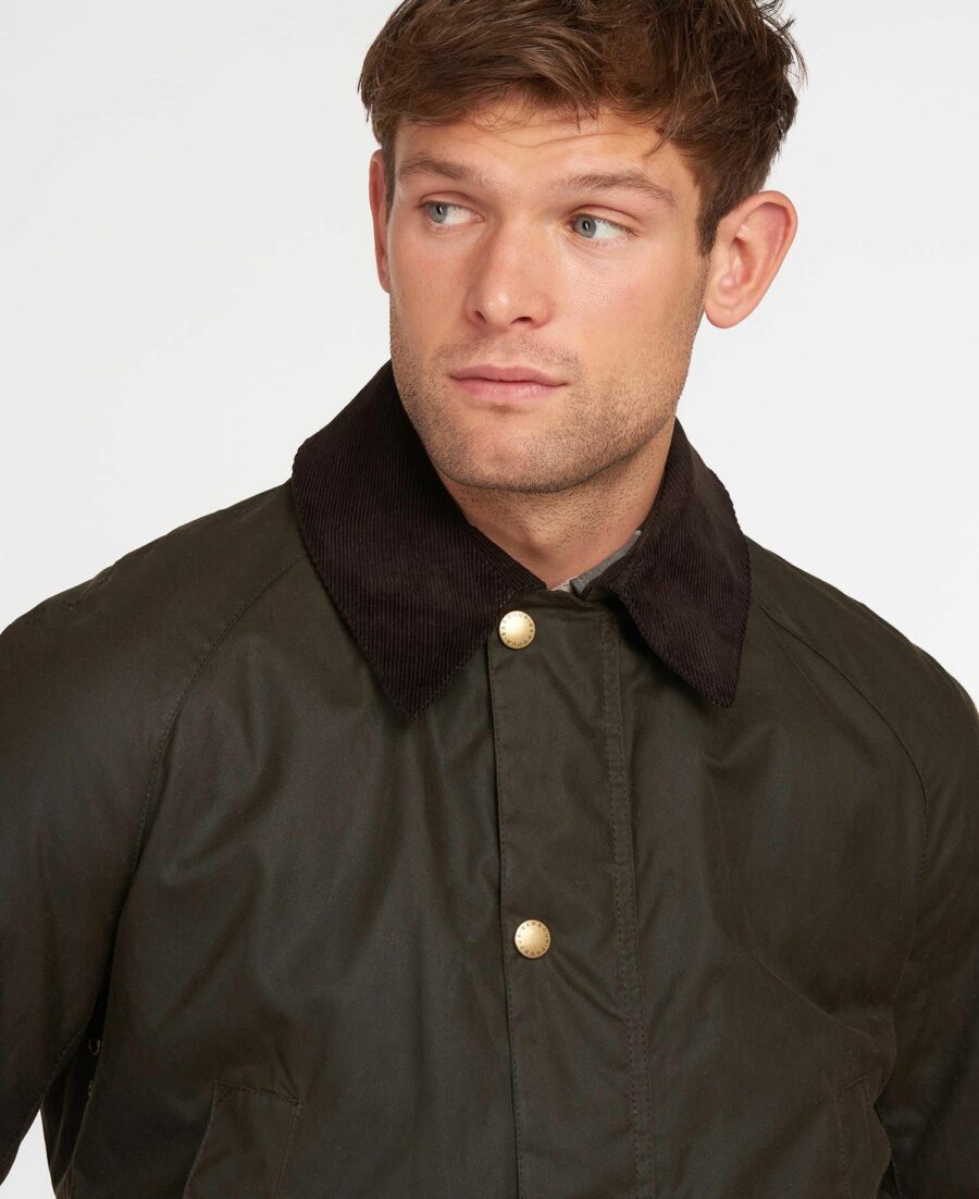 BARBOUR ASHBY WAX JACKET OLIVE