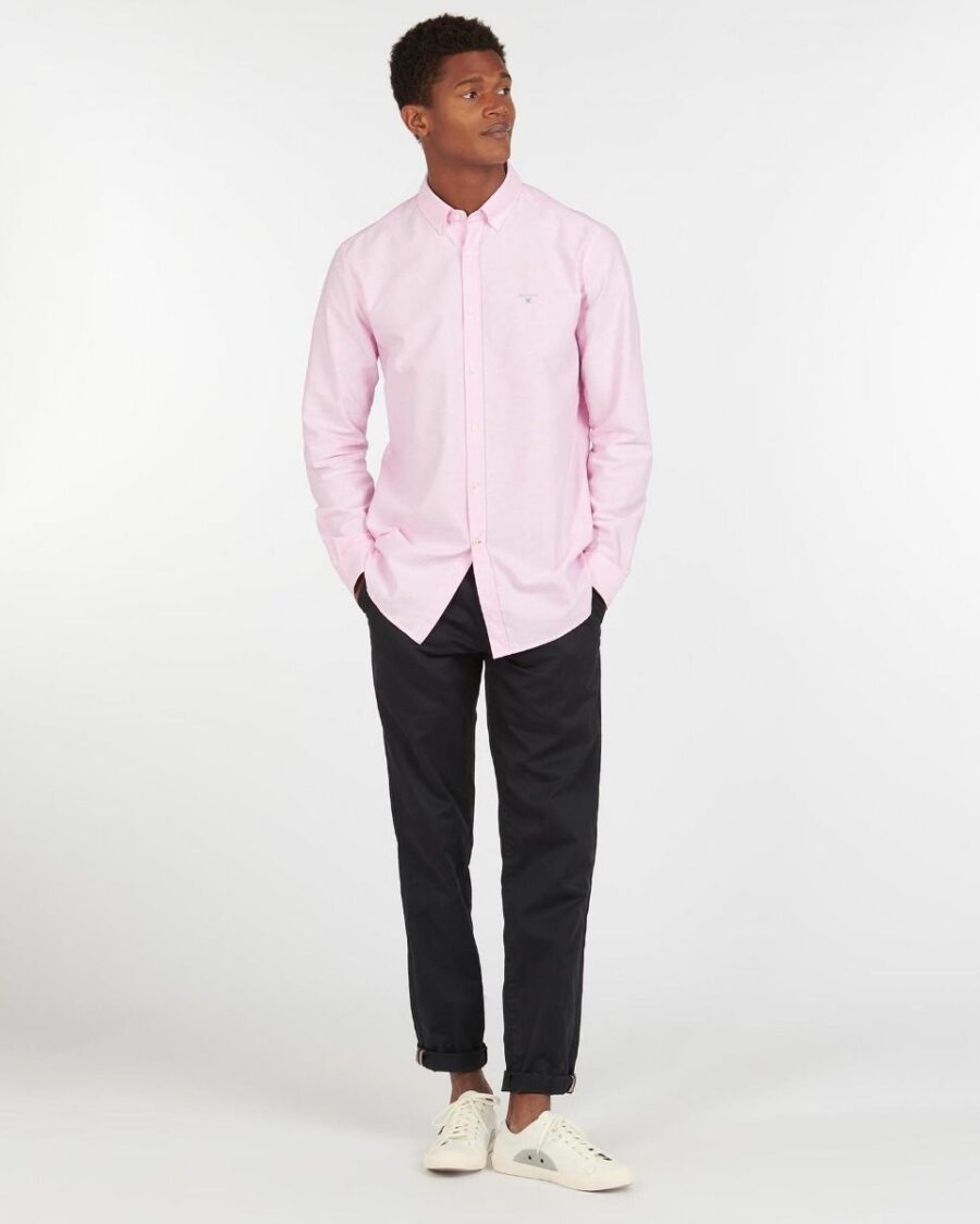 BARBOUR OXFORD 3 TAILORED SHIRT -PINK