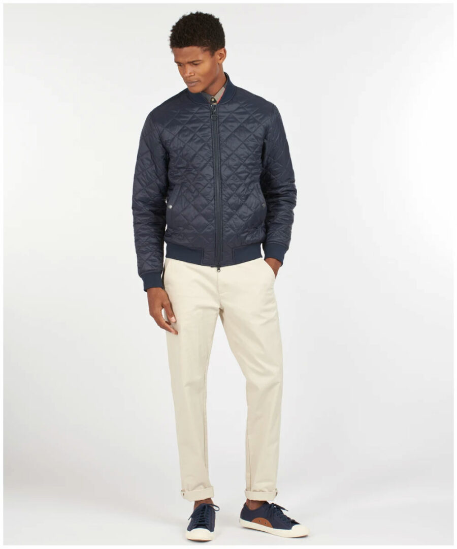 BARBOUR GABBLE QUILTED JACKET NAVY