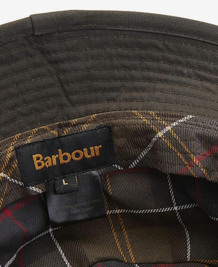 BARBOUR WAX SPORTS HAT OLIVE