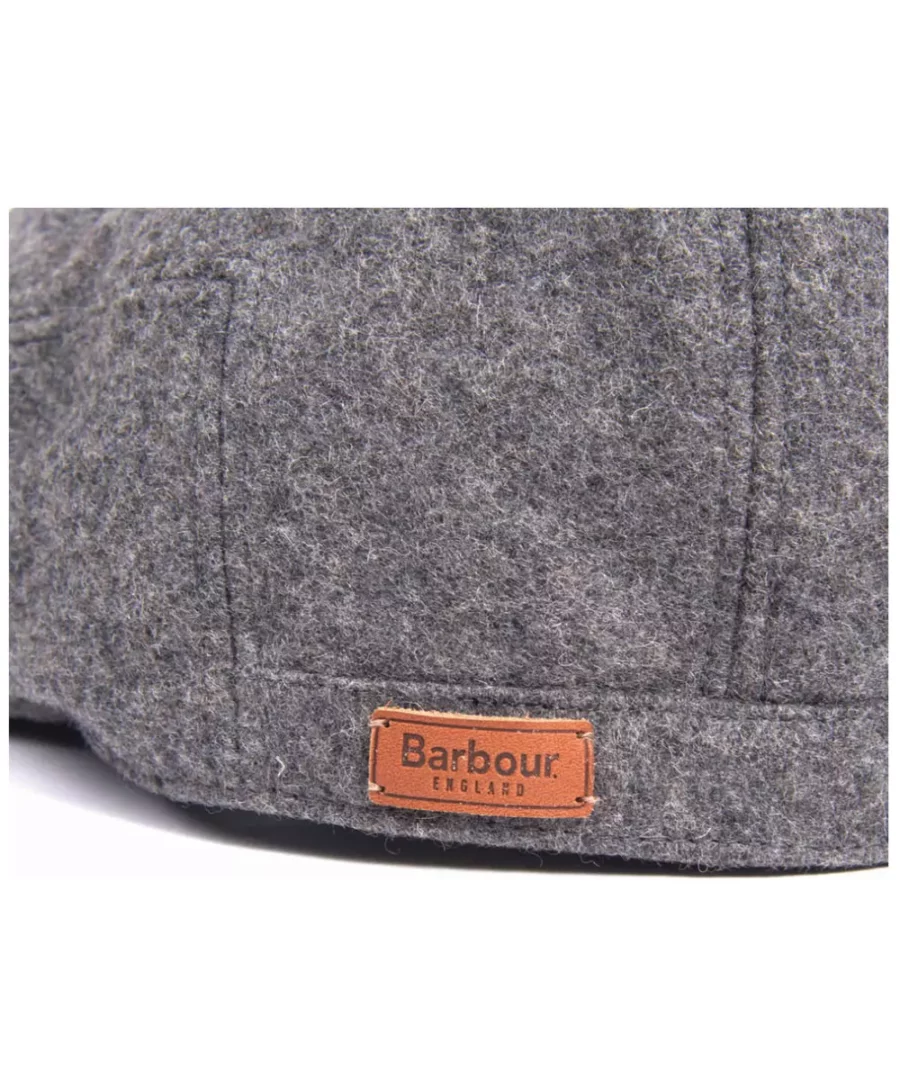 BARBOUR REDSHORE FLAT CAP GREY