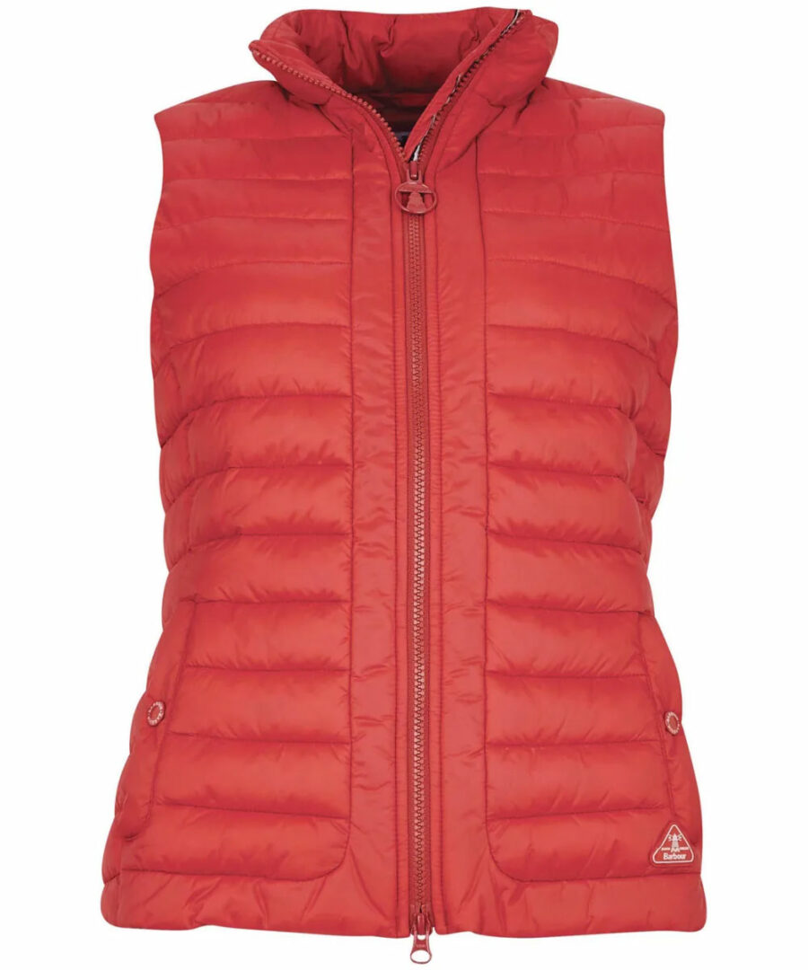 BARBOUR RUNKERRY GILET RED