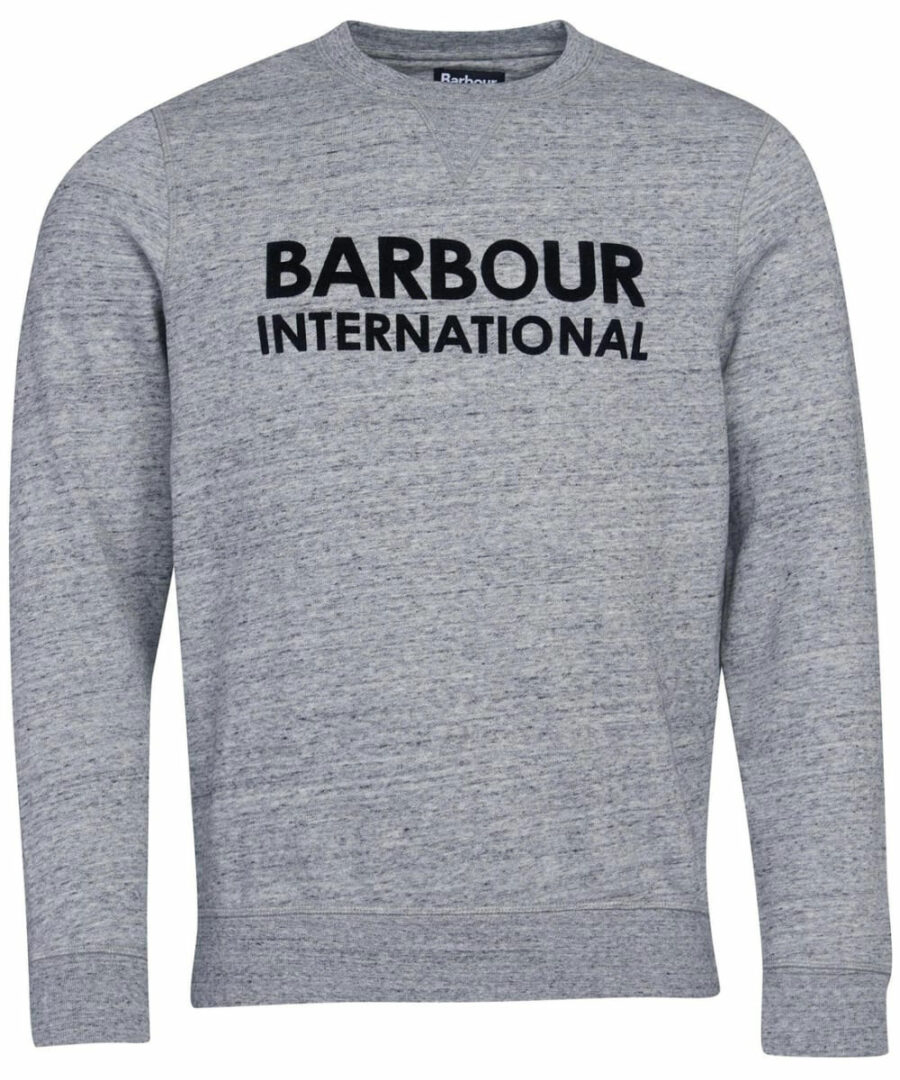 BARBOUR INTERNATIONAL SUB NEP SWEAT GREY