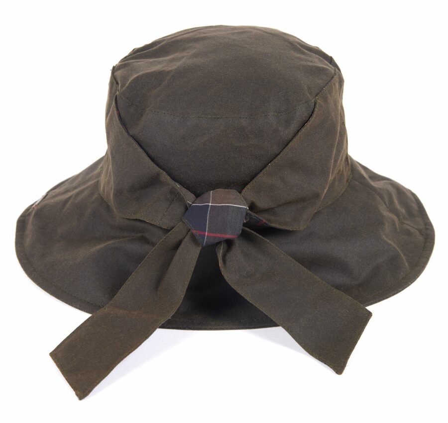 BARBOUR BRAMBLING WAX HAT OLIVE