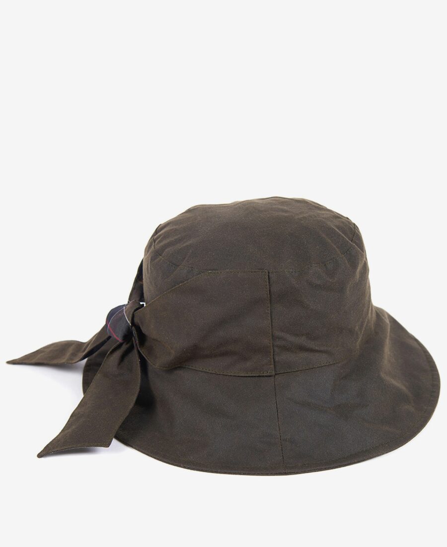 BARBOUR BRAMBLING WAX HAT OLIVE