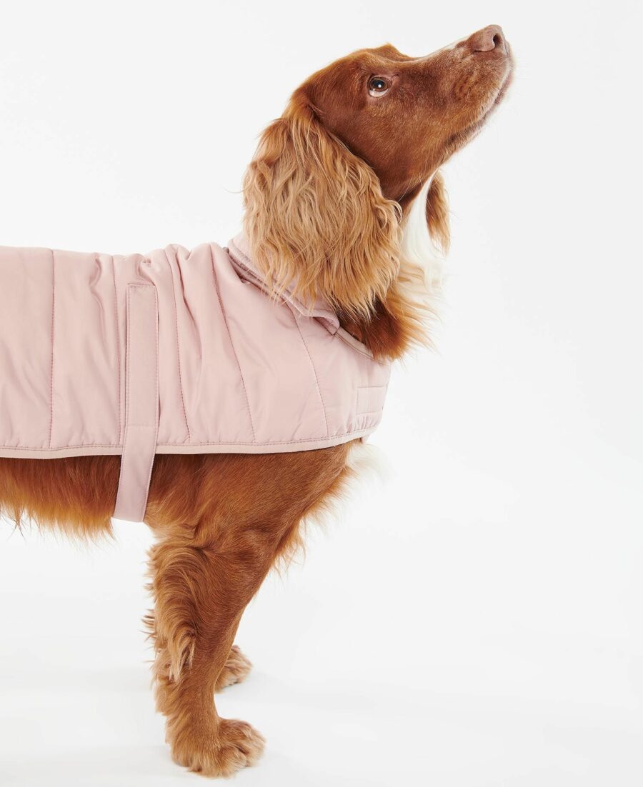 Barbour Baffle Quilt Dog Coat-Blusher