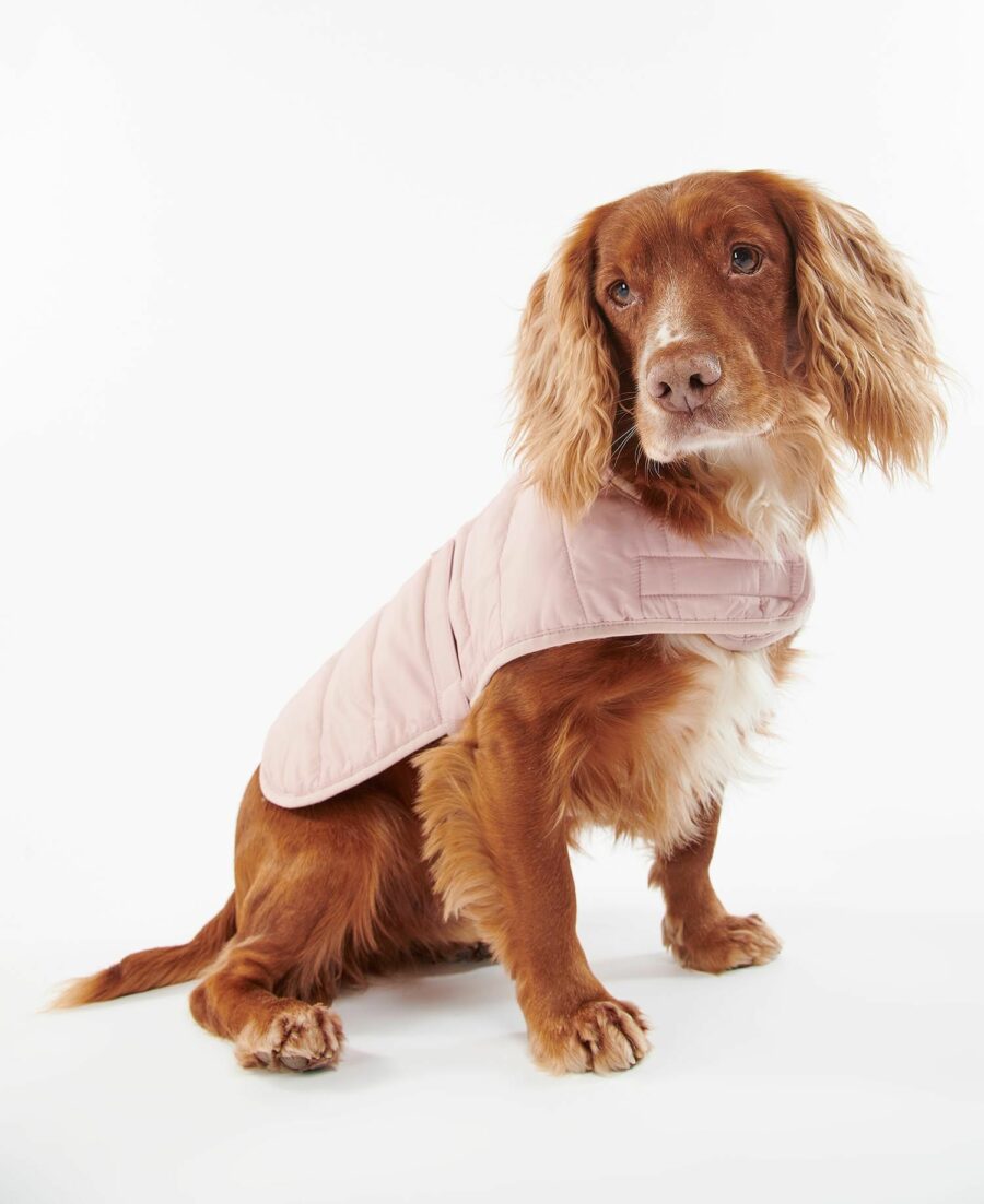 Barbour Baffle Quilt Dog Coat-Blusher