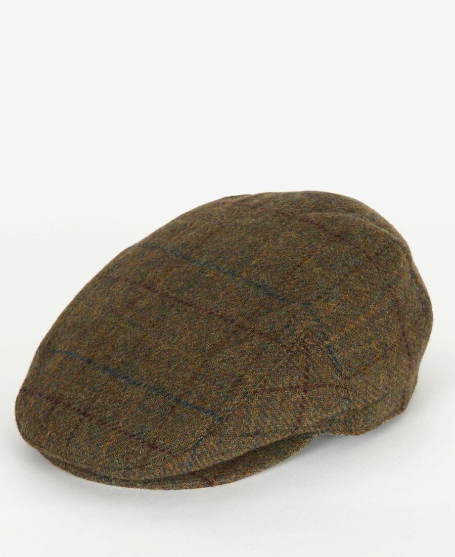 Barbour Cairn Cap-Olive/Blue/Red