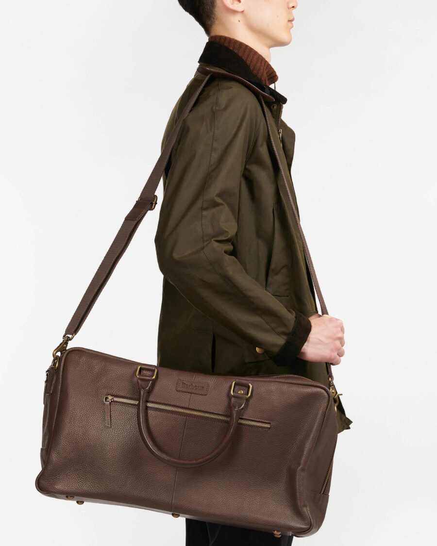 BARBOUR HIGHGATE LEATHER HOLDALL