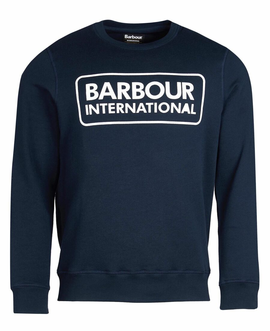 Barbour International Large Logo Sweatshirt-Navy
