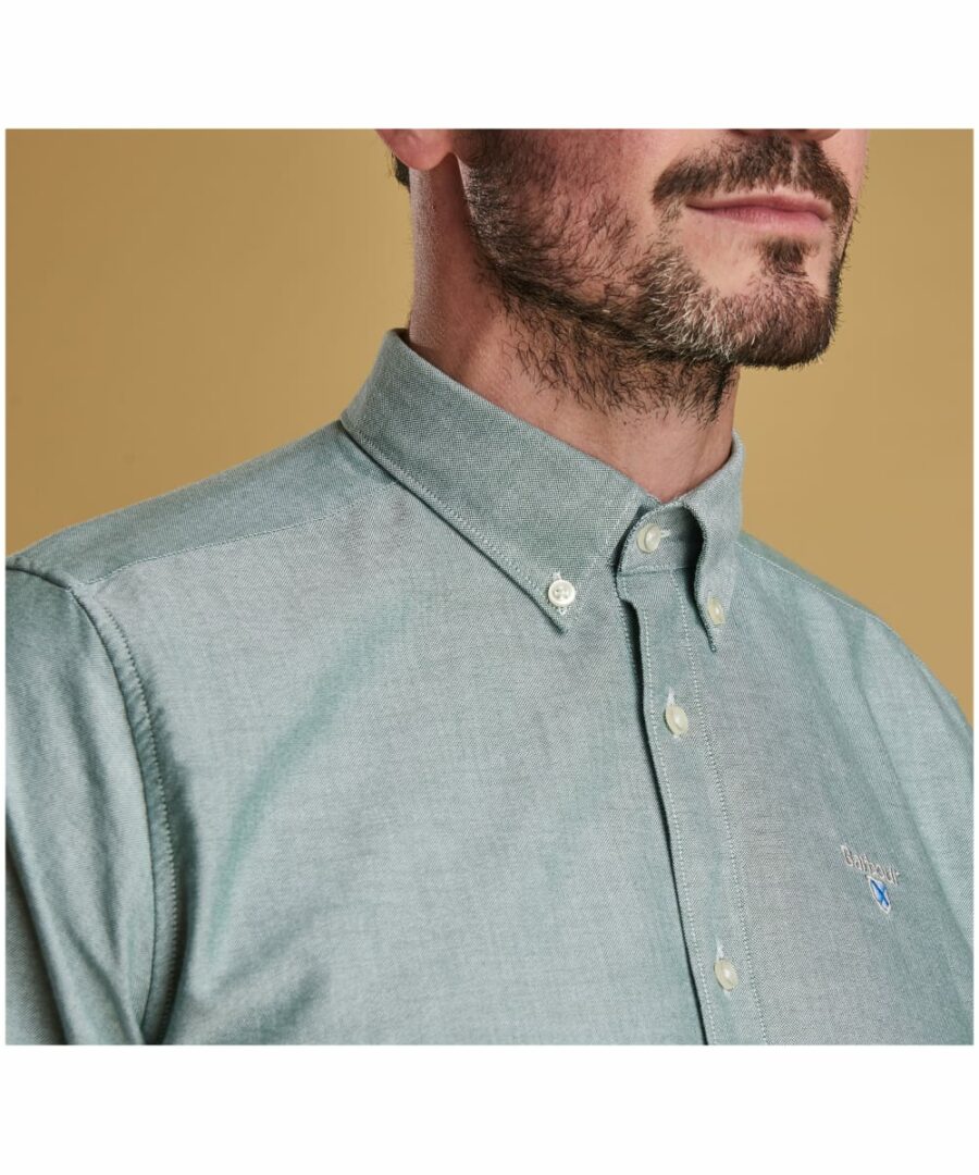 Barbour Oxford 3 Tailored Shirt-Green