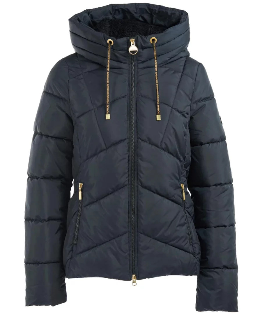 B.Intl Valle Quilted Jacket-Black