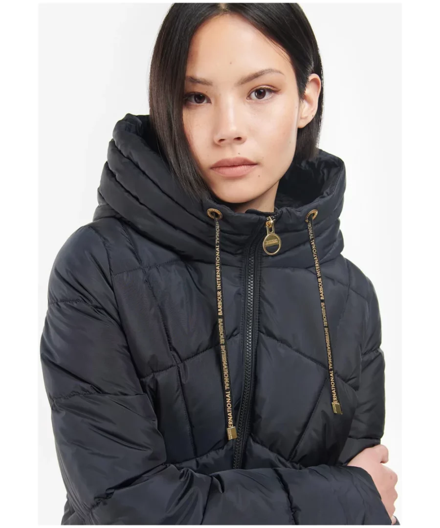 B.Intl Valle Quilted Jacket-Black