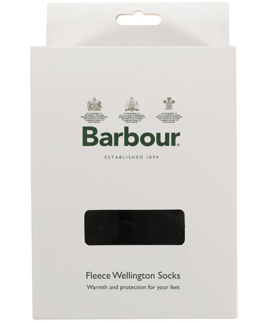 Barbour Fleece Wellington Socks: Olive