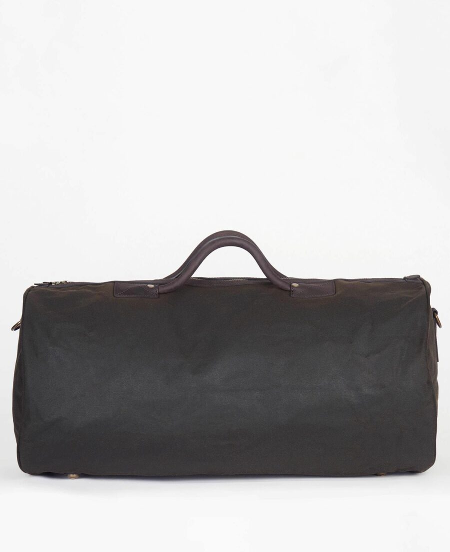 Barbour Wax Holdall Bag-Olive