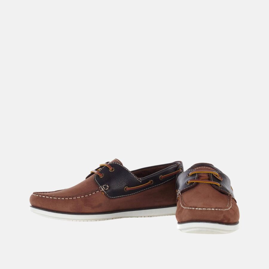 Barbour Capstan Boat Shoes: Brandy