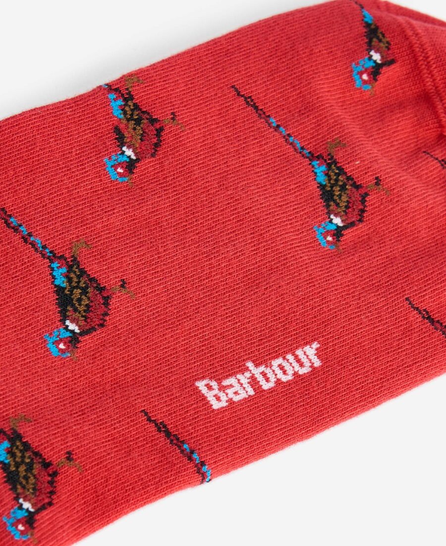 Barbour Mavin Sock-Red/Pheasant