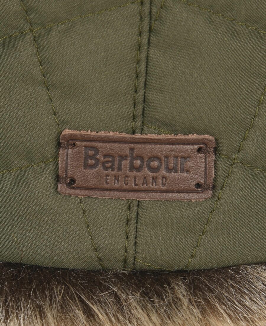 Barbour Cleadon Trapper Hat-Dark Olive