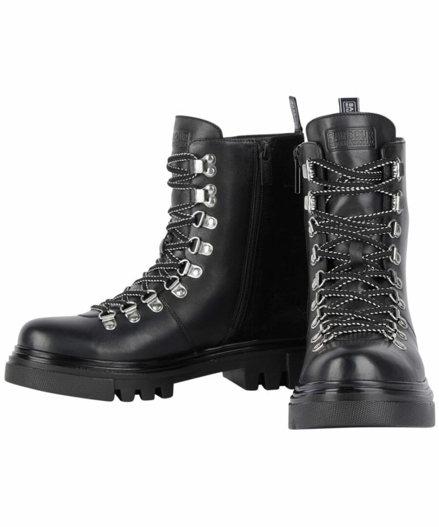 Barbour International Drake Hiker Boots- Black