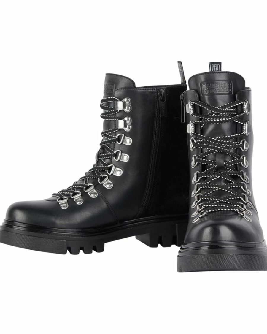 Barbour International Drake Hiker Boots- Black