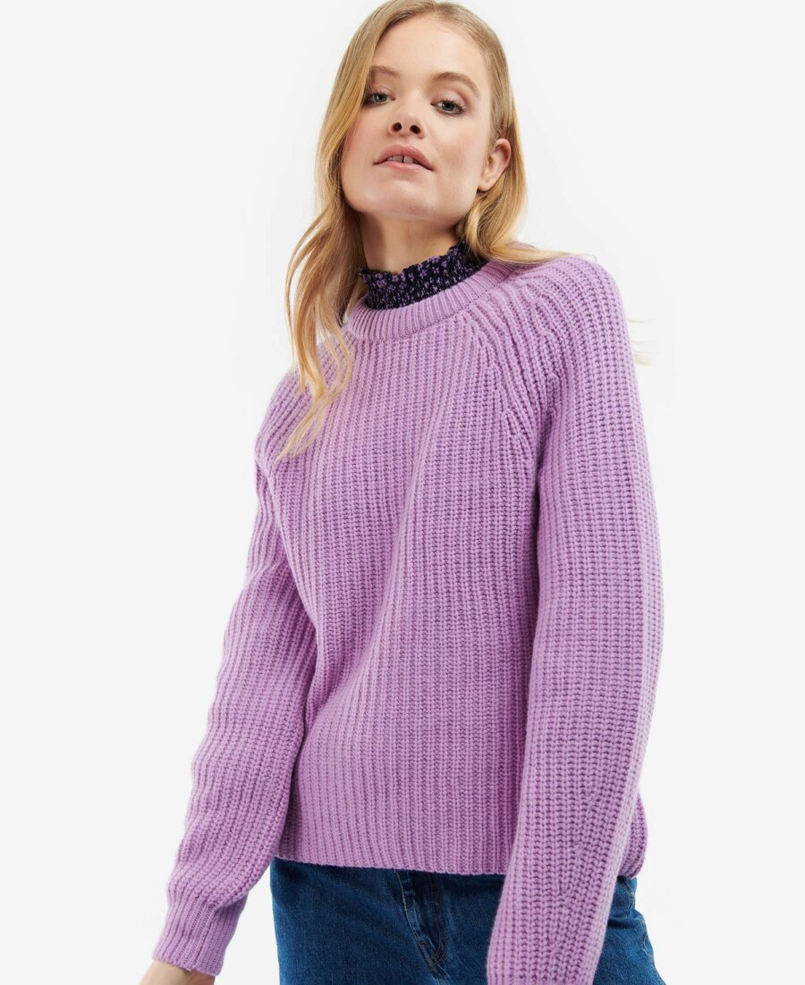 Barbour Hartley Knit- Lilac Blossom