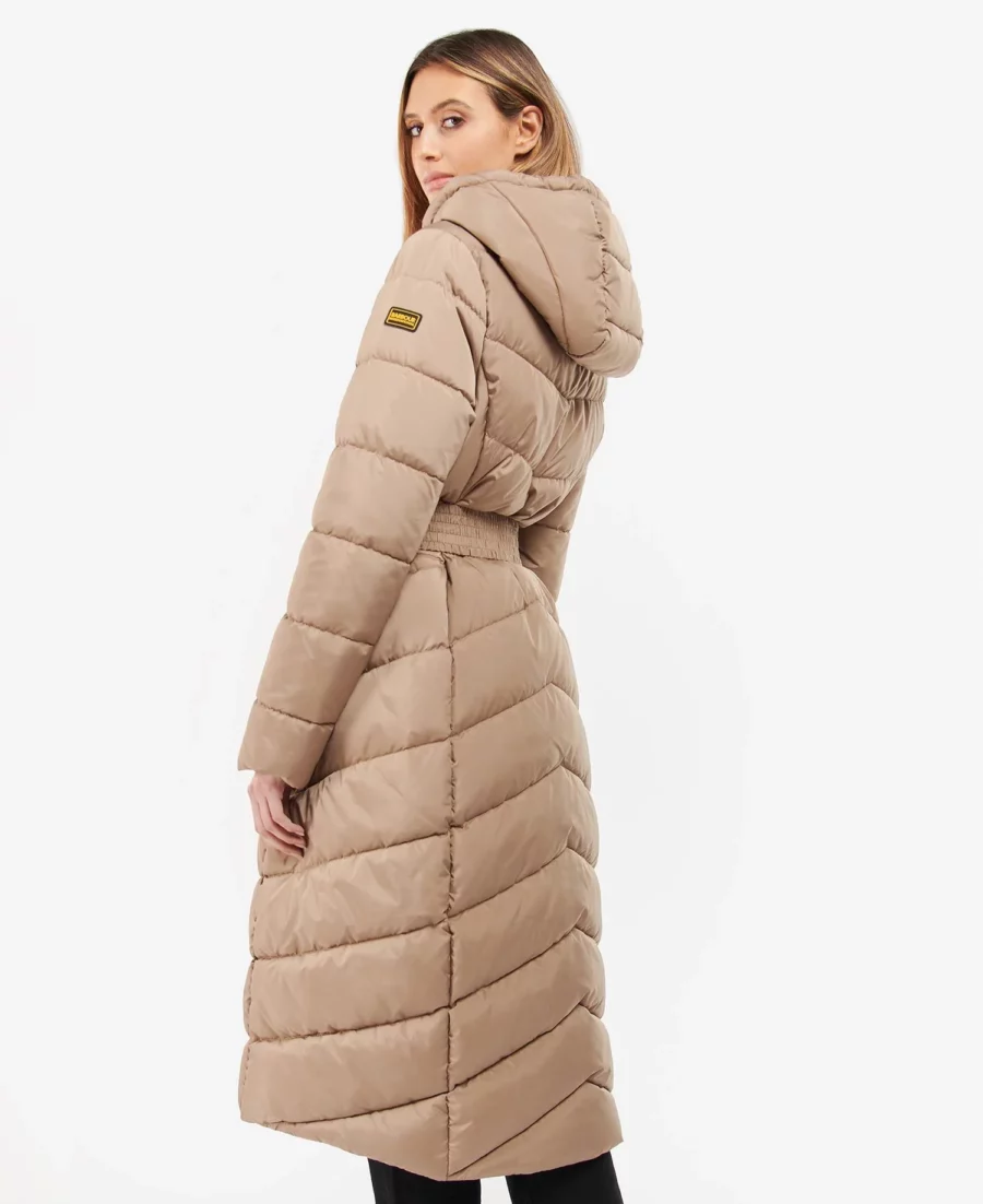 B.Intl Track Line Quilted Jacket-Honey