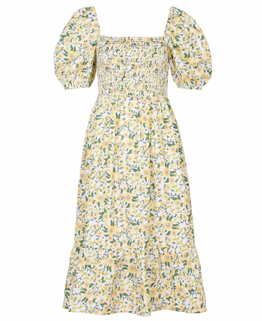 Barbour Bloomfield Dress-Multi Sunflower