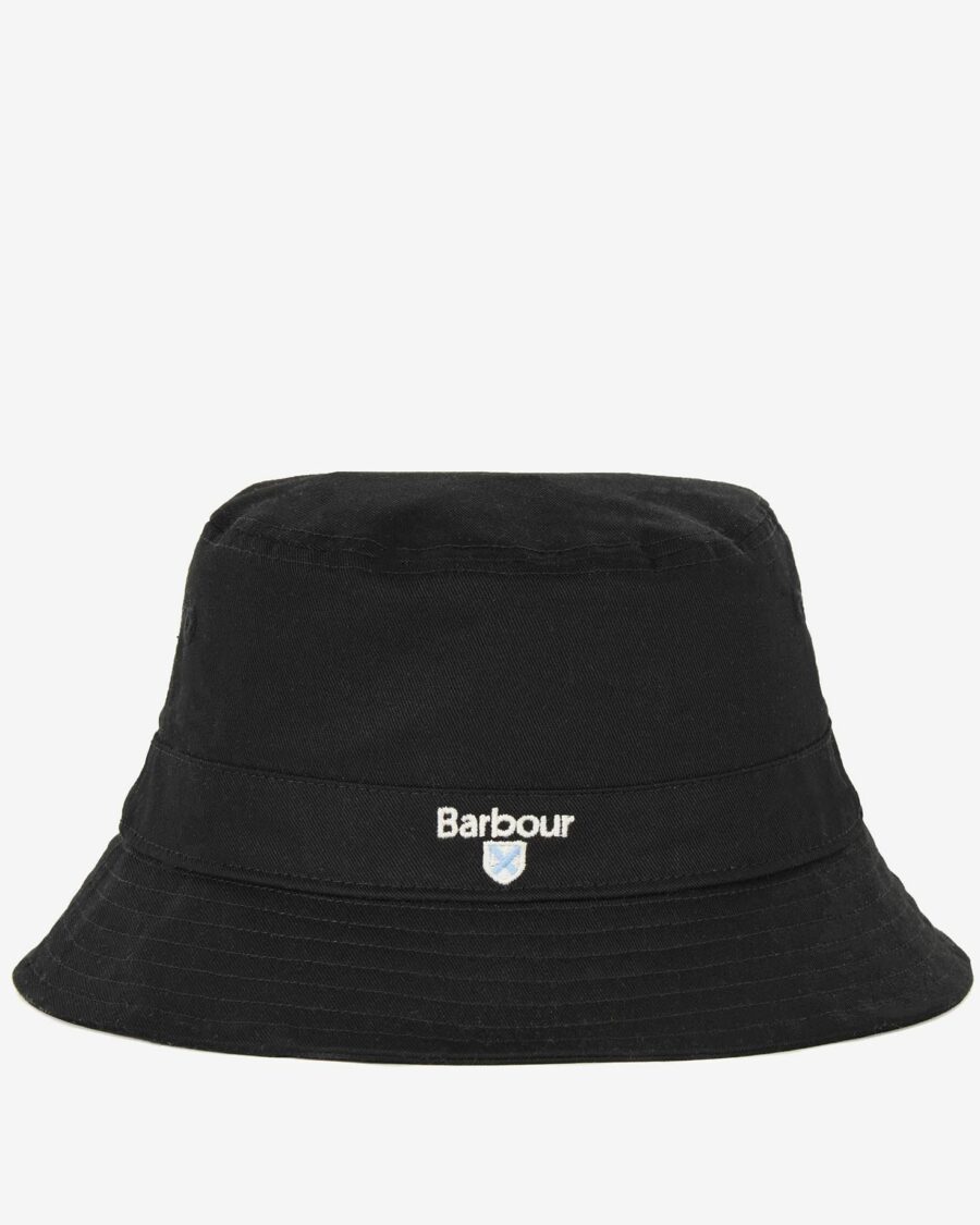 Barbour Cascade Bucket Hat-Black