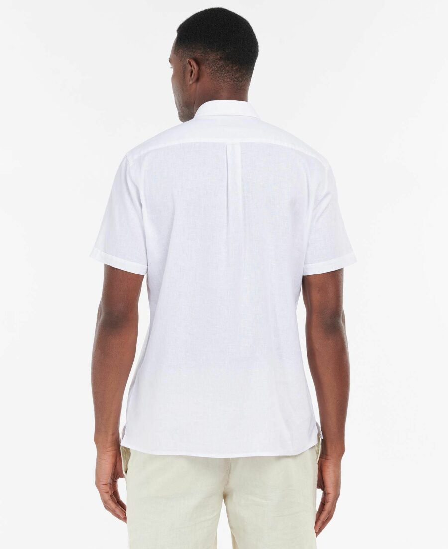 Barbour Nelson Short Sleeve Summer Shirt-White