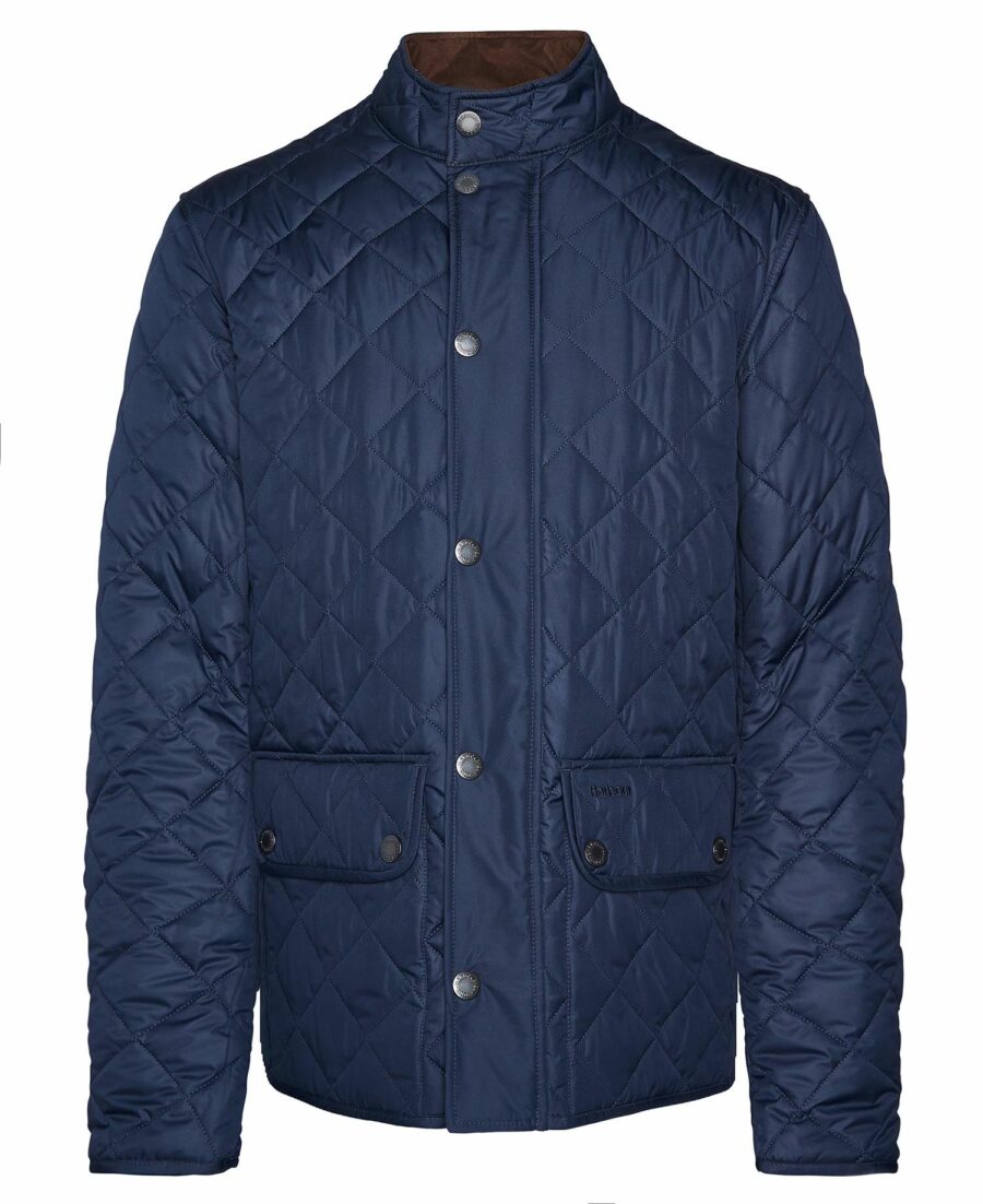 Barbour Lowerdale Quilted Jacket-Navy
