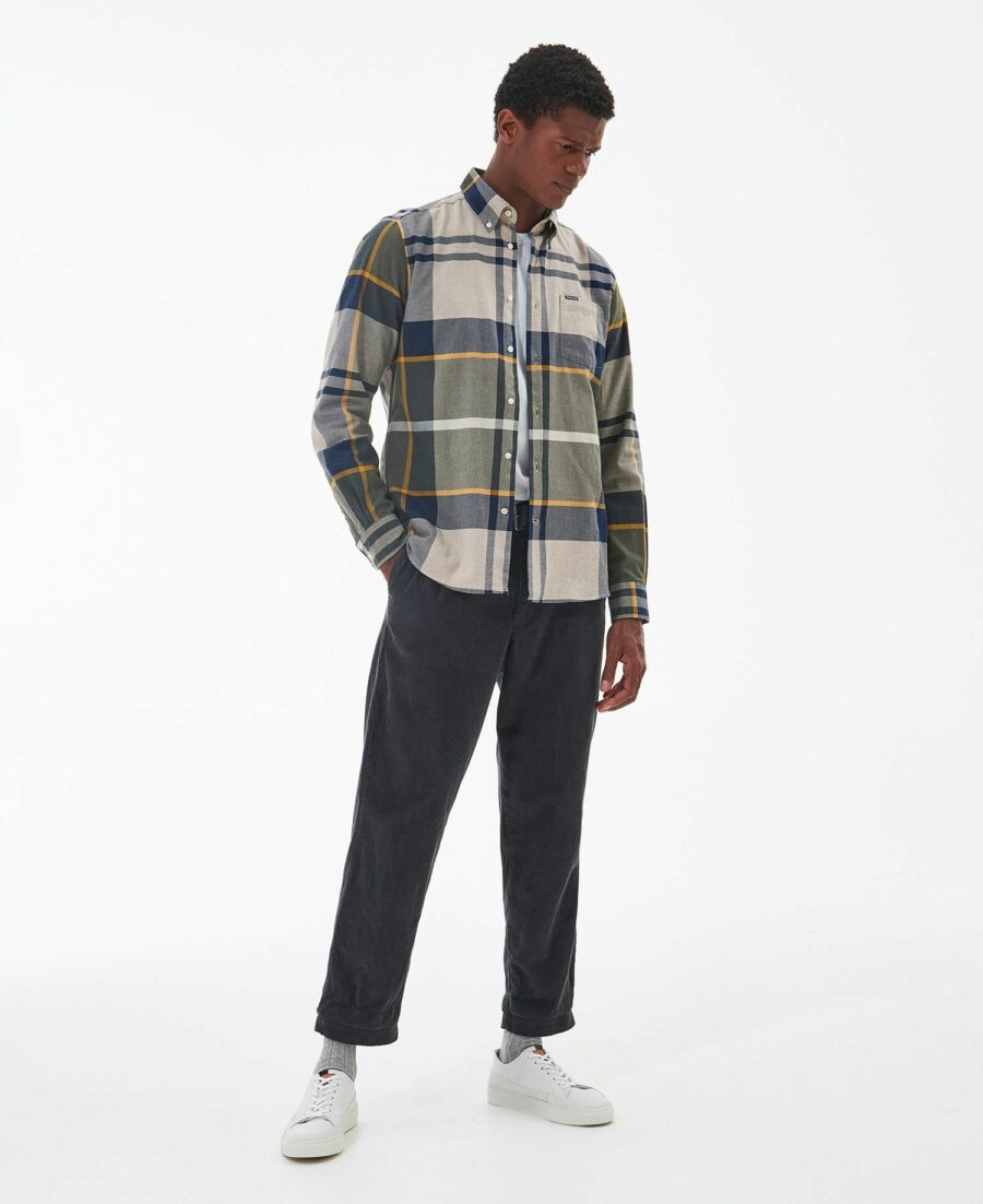 Barbour Dunoon Tailored Shirt-Forest Mist