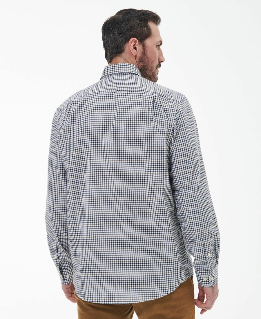 Barbour Henderson Thermo Weave Shirt- Whisper White