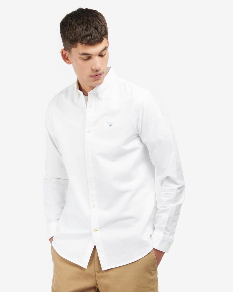 Barbour Oxtown Tailored Shirt-White