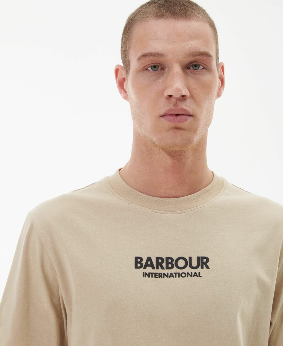 Barbour International Formula T-Shirt-Light Stone