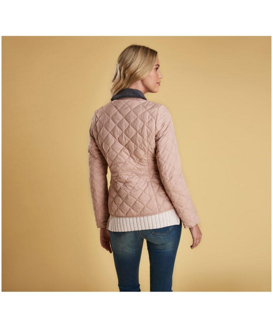 Barbour Deveron Quilted Jacket-Pale Pink