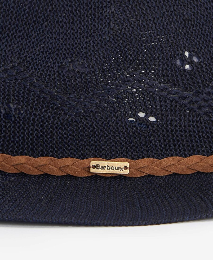 Barbour Flowerdale Trilby Hat-Navy